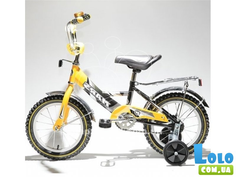 Велосипед Mars 20"р. тормоза+эксцентрик (желтый + черный)