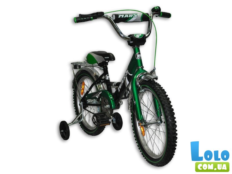 Велосипед Mars 20"р. тормоза+эксцентрик (зеленый + черный)