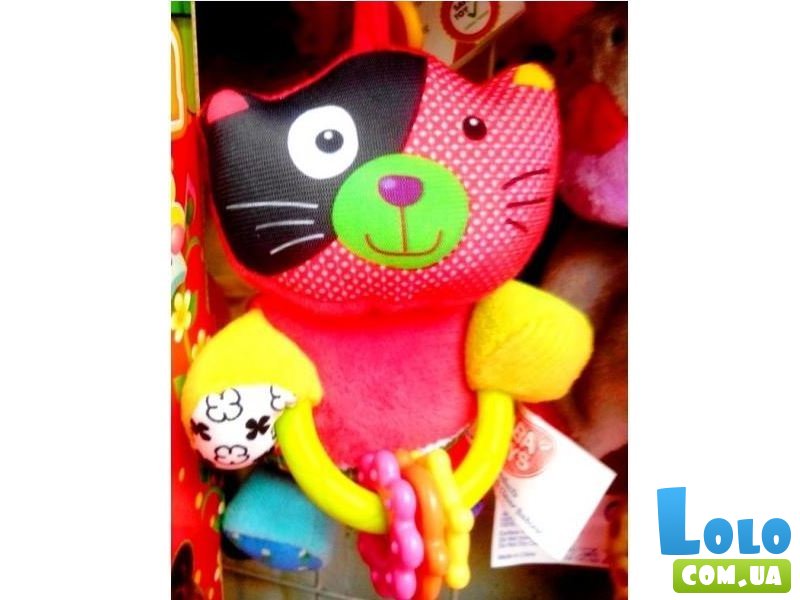 Активная игрушка-подвеска Biba Toys Счастливый Котенок со звоночком
