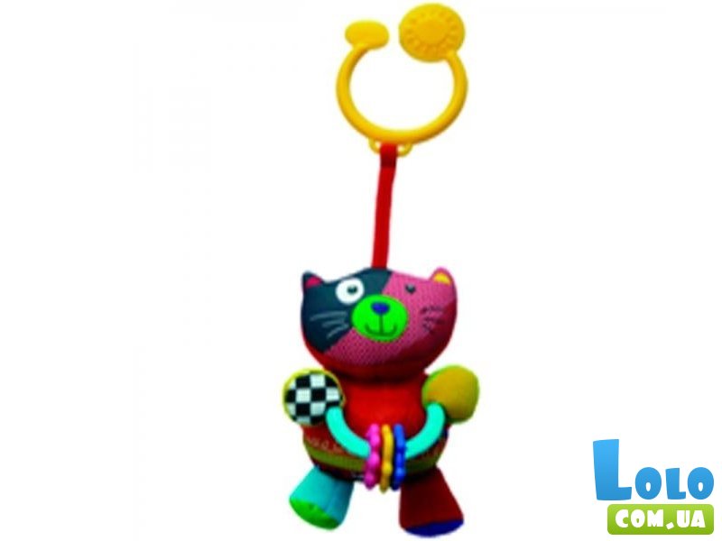 Активная игрушка-подвеска Biba Toys Счастливый Котенок со звоночком