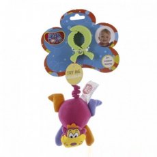Вибрирующая игрушка-подвеска с зажимом Biba Toys  "Обезьянка"