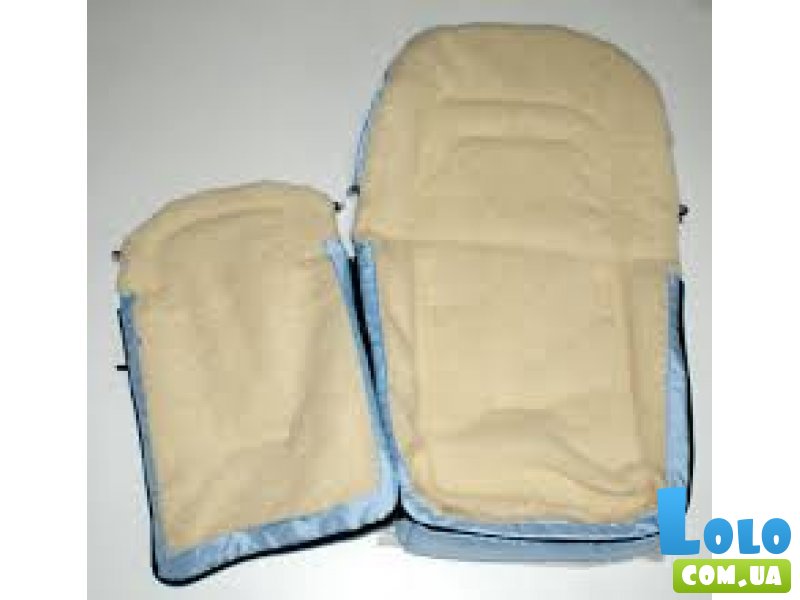 Спальный мешок Womar Exclusive S11 (светло-бирюзовый), подкладка - овчина