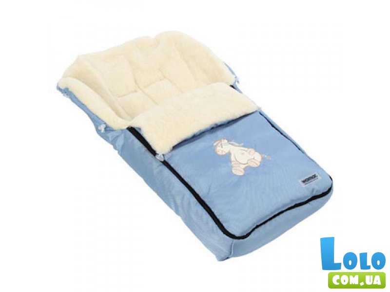 Спальный мешок Womar Exclusive S11 (голубой), подкладка - овчина