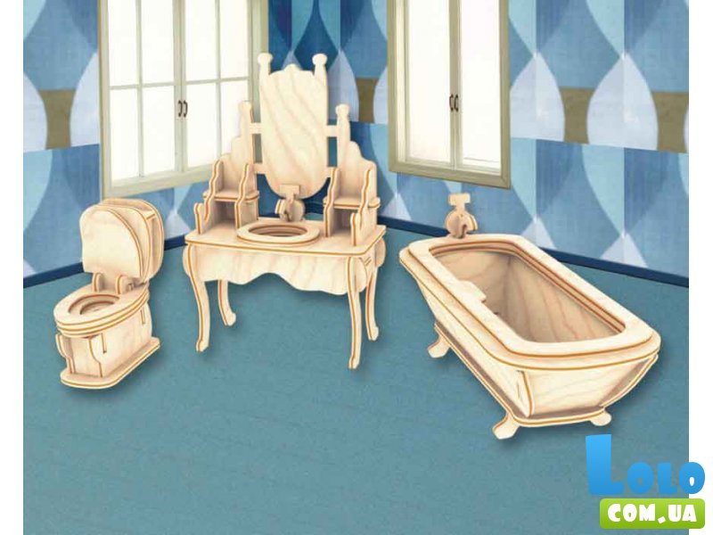 Сборная деревянная модель МДИ "Ванная комната"