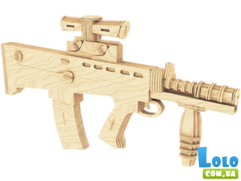 Сборная модель-конструктор «Мир деревянных игрушек», «Карабин L85A1»