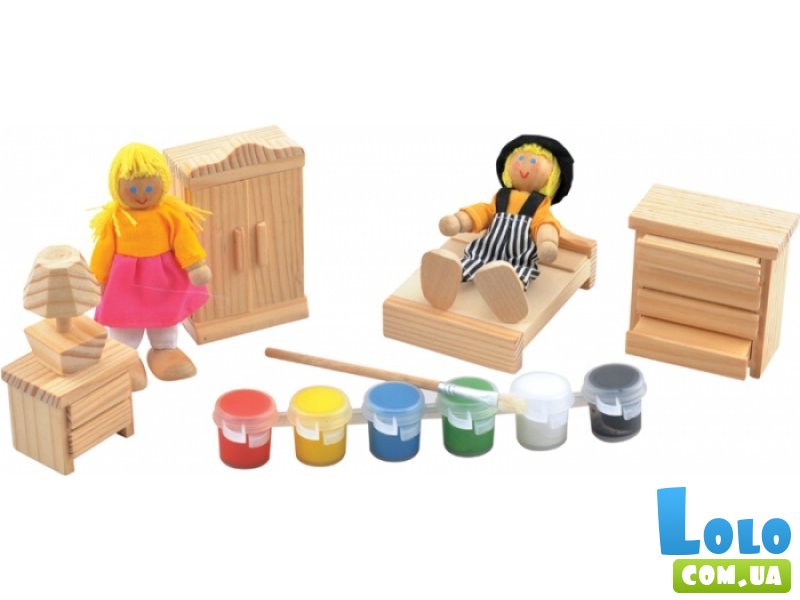 Набор для творчества "Спальня" Мир деревянных игрушек 