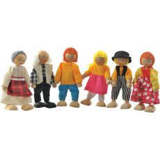 Набор кукол "Семейка" 6 шт. Мир деревянных игрушек 