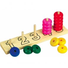 Пирамидки-счет «Круги 8 в 1» Мир деревянных игрушек 