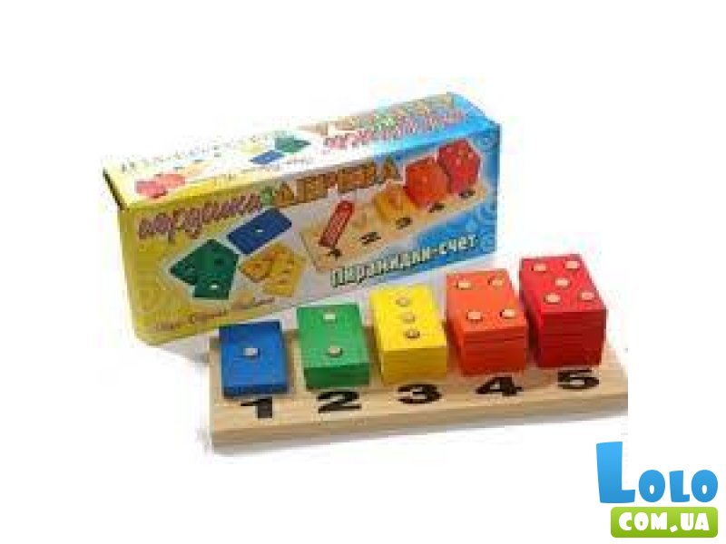 Пирамидки-счёт "Прямоугольники (5 в 1)"