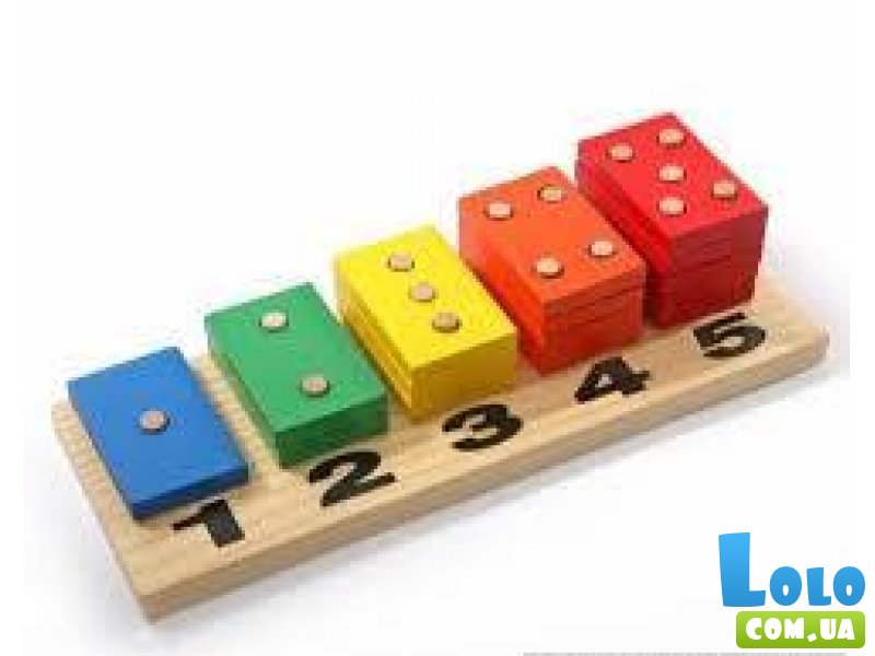 Пирамидки-счёт "Прямоугольники (5 в 1)"