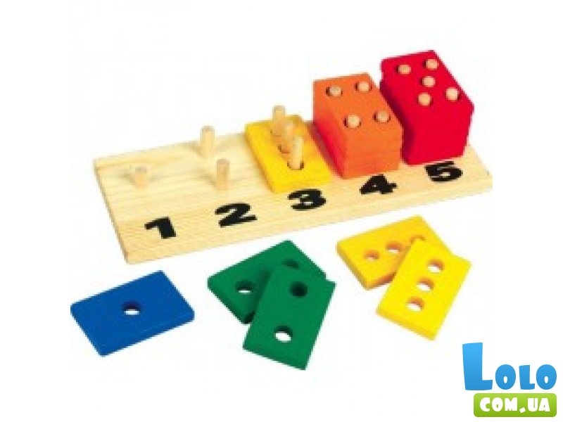 Пирамидки-счёт "Прямоугольники (5 в 1)"