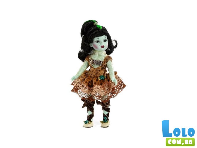 Кукла "Ведьмочка Verde" Paola Reina в ажурном платье