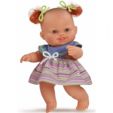 Кукла-пупс "Девочка в полосатом платье" Paola Reina