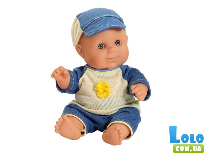 Кукла-пупс Paola Reina "Мальчик Альдо" в голубом, 22 см