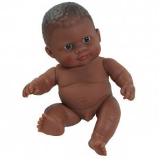Кукла-пупс Paola Reina "Младенец мулат" без одежды, 22 см