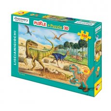Пазл Liscianigiochi 150 деталей + 3D пазл "Динозавр"