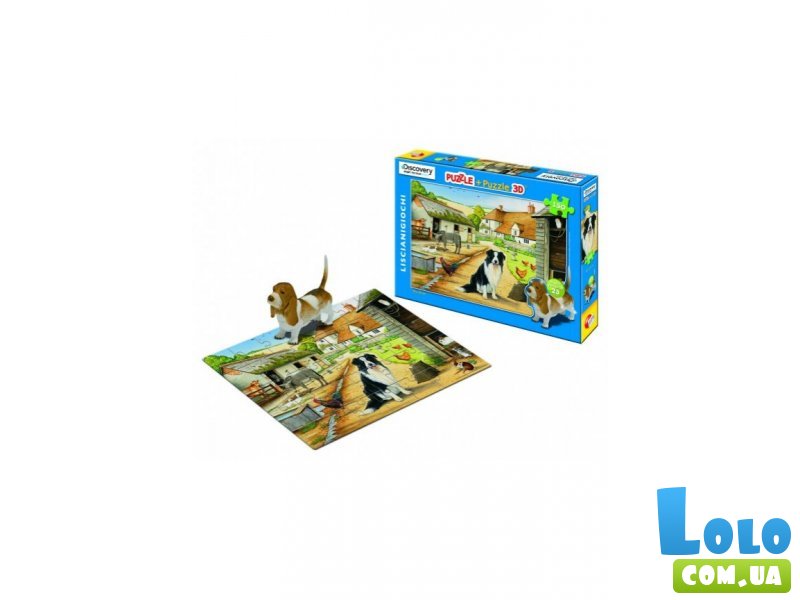 Пазл Lisciani Discovery с 3D пазлом Собака 