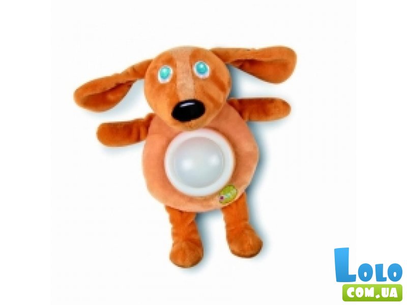 Мягкая игрушка "Собачка Счастливчик" с подсветкой Oops