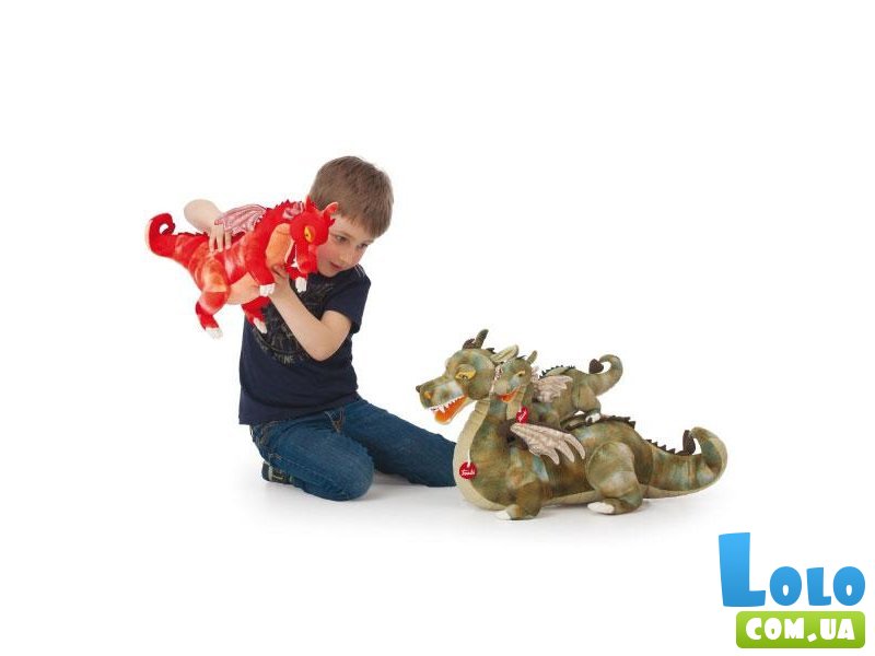 Мягкая игрушка Trudi "Дракон красный"