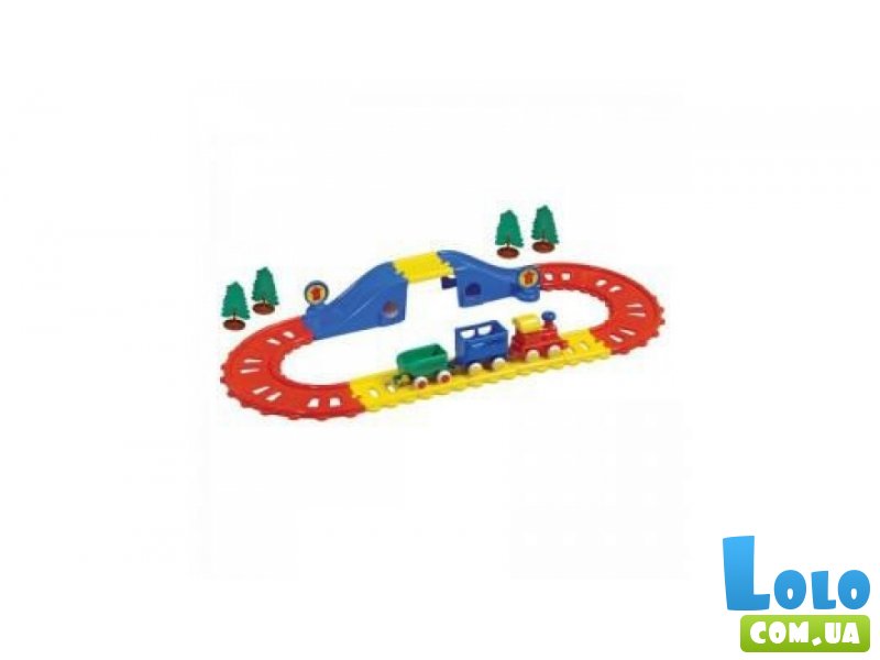 Игровой набор Viking Toys "Железная дорога с паровозом"