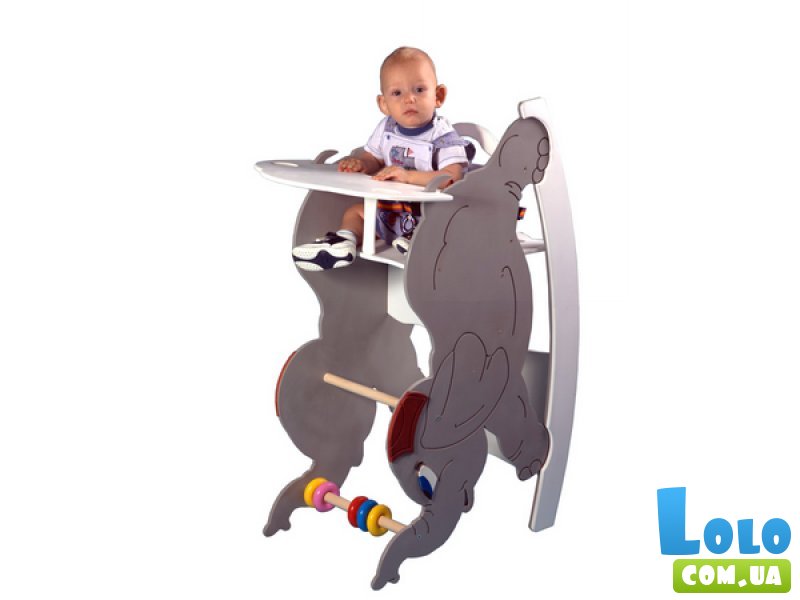 Стульчик для кормления трансформер с качалкой "Слоник" Sport Baby