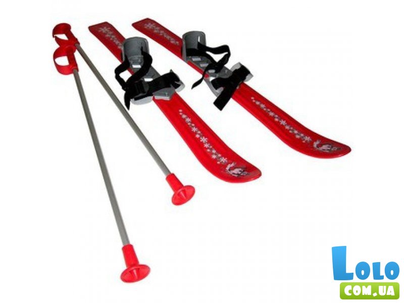 Лыжи Plast Kon Baby Ski PP 70 сантиметров (цвет: красный)