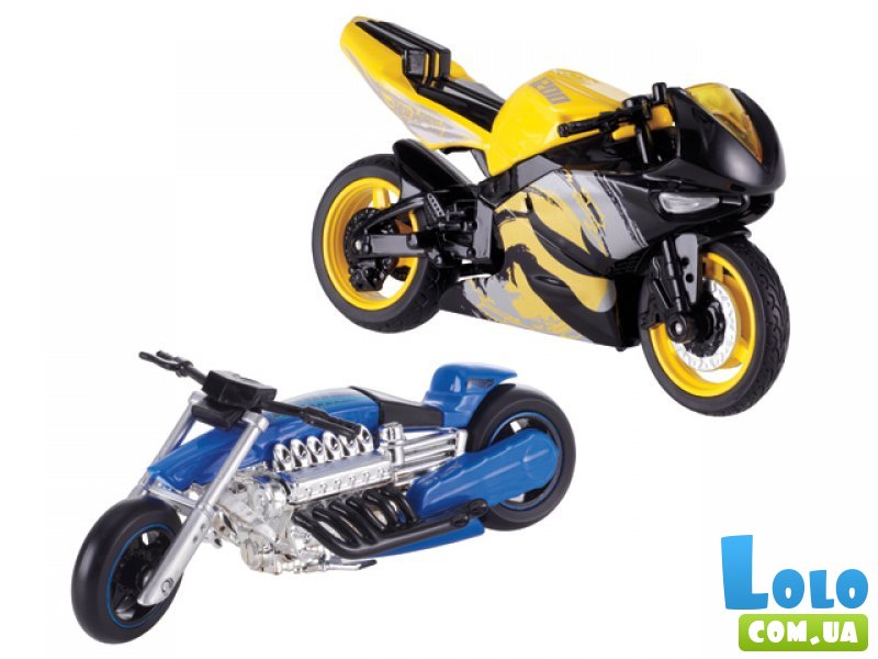 Модели мотоциклов Hot Wheels из серии "Реальный мотоцикл" (1:18)