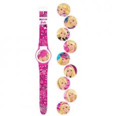 Часы Barbie с набором сменных панелей для циферблата (5 функций: месяц, дата, часы, минуты, секунды).