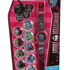 Часы Monster High с набором сменных панелей для циферблата (5 функций: месяц, дата, часы, минуты, секунды)