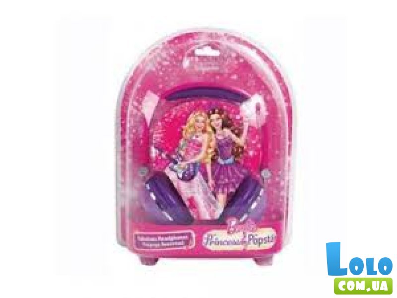 Детские наушники Barbie "Принцесса и поп-звезда"