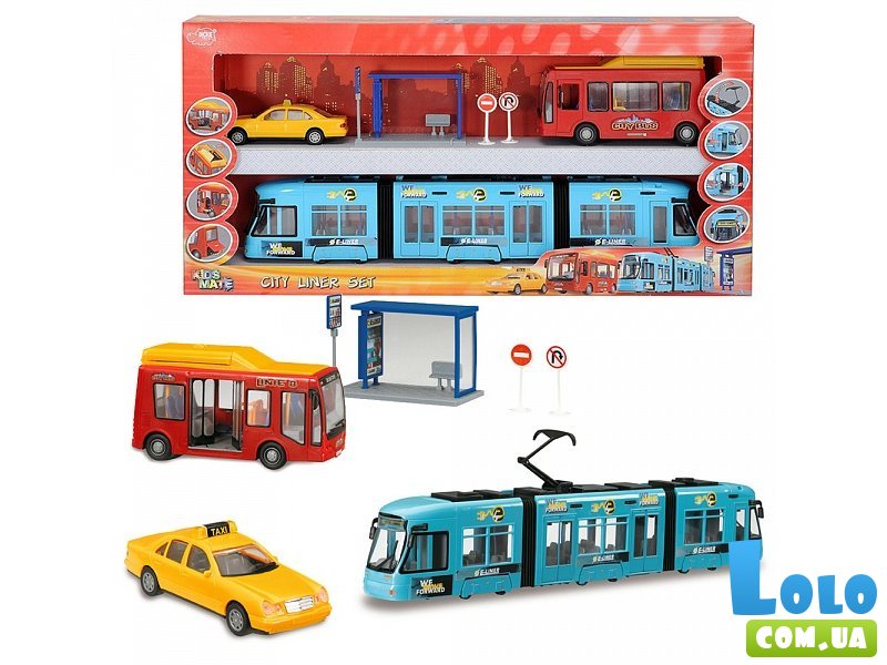Игровой набор "Городской транспорт" Dickie Toys