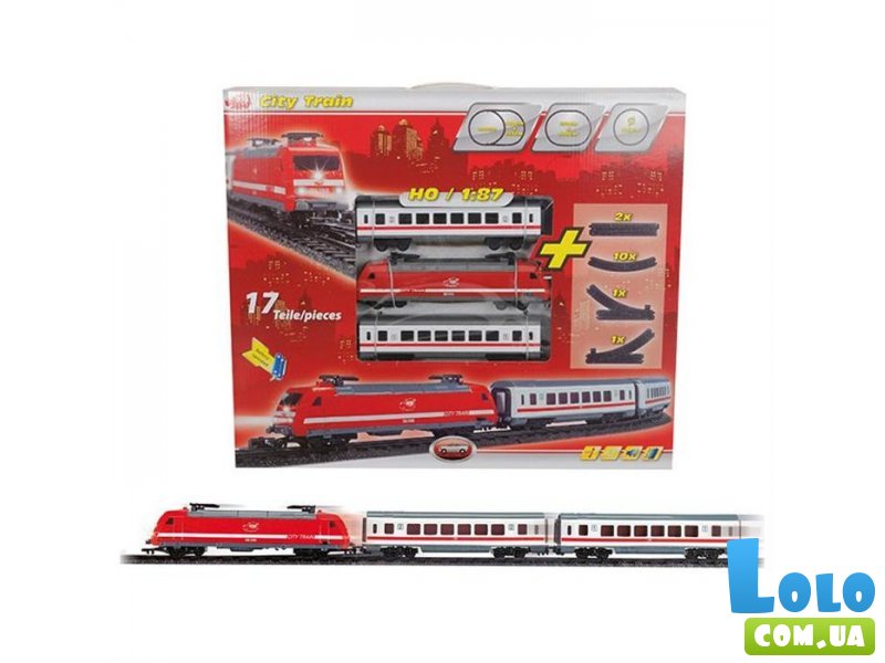 Железнодорожный путь с поездом (21 см) Dickie Toys