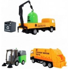 Игровой набор "Сервисная техника" 3 автомобиля и аксессуары (10-14 см) Dickie Toys в 2-х вариантах