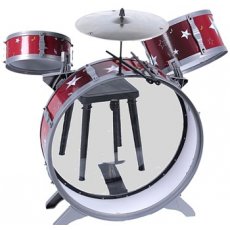 Музыкальный инструмент Simba "Барабанная установка со стульчиком" 