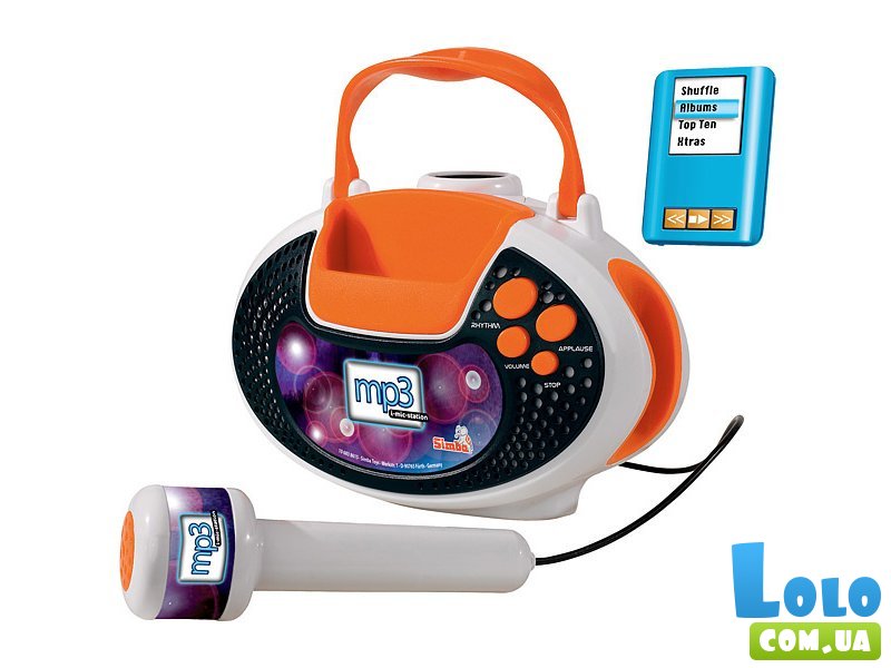 Микрофон на стойке с разъемом для MP3-плеера Simba, 6+