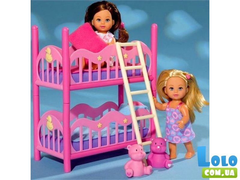 Кукольный набор Evi Love, 2 Floor Bed, Simba