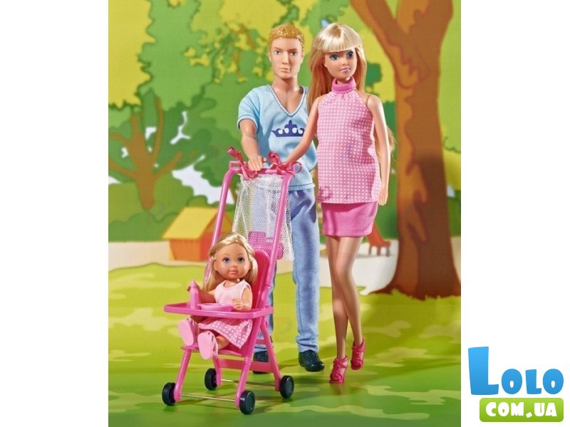 Кукольный набор Happy Family, Steffi Love, Simba