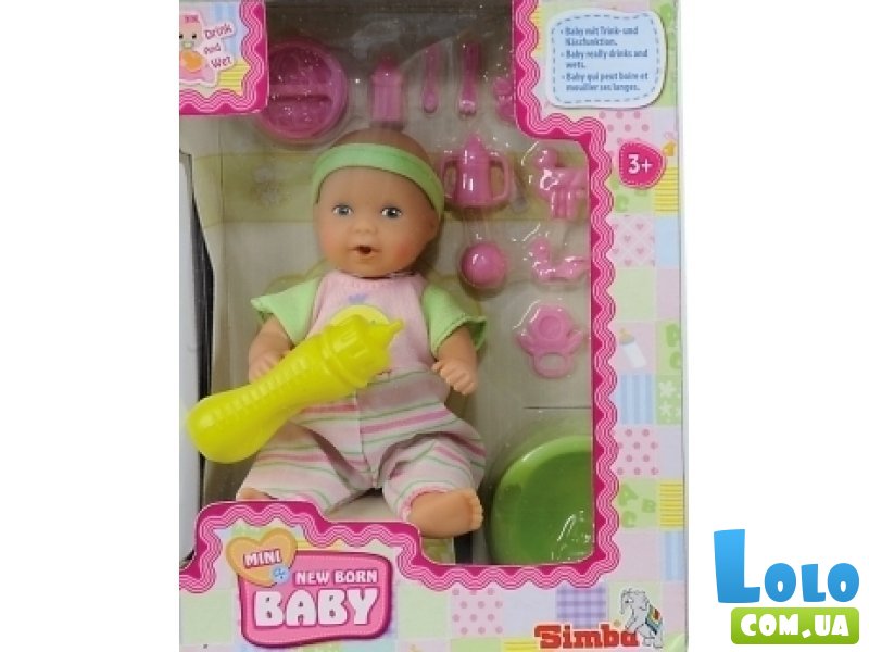 Mini New Born Baby, Simba (в ассортименте)