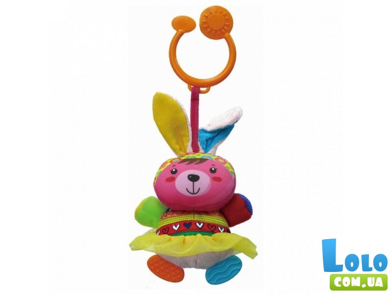 Активная игрушка-прорезыватель Biba Toys "Львенок/Кролик" (908HA)