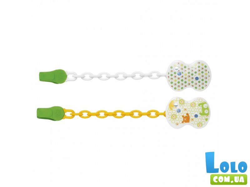 Карабин для пустышки Chicco (зеленый)