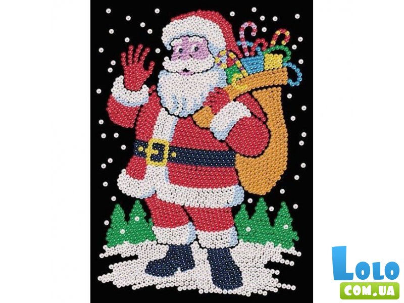 Игрушка KSG Мозаика с блестками "Санта Клаус"