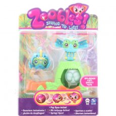Игрушка Zoobles, две функциональные фигурки с домиком (Тублес) – Splasher 271, Sammy 272
