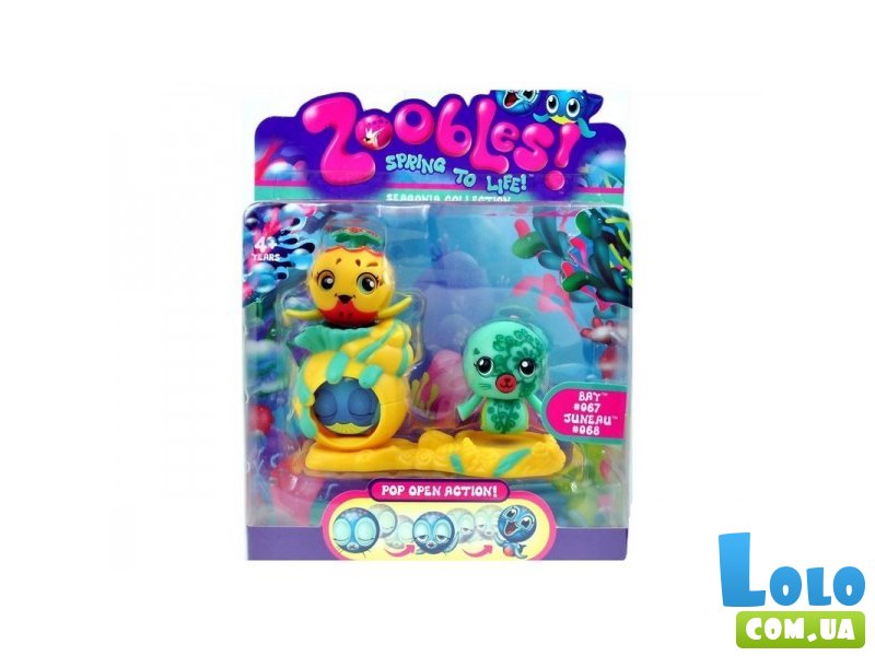 Игрушка Zoobles, две функциональные фигурки с домиком  в ассортименте (Тублес), 13 видов