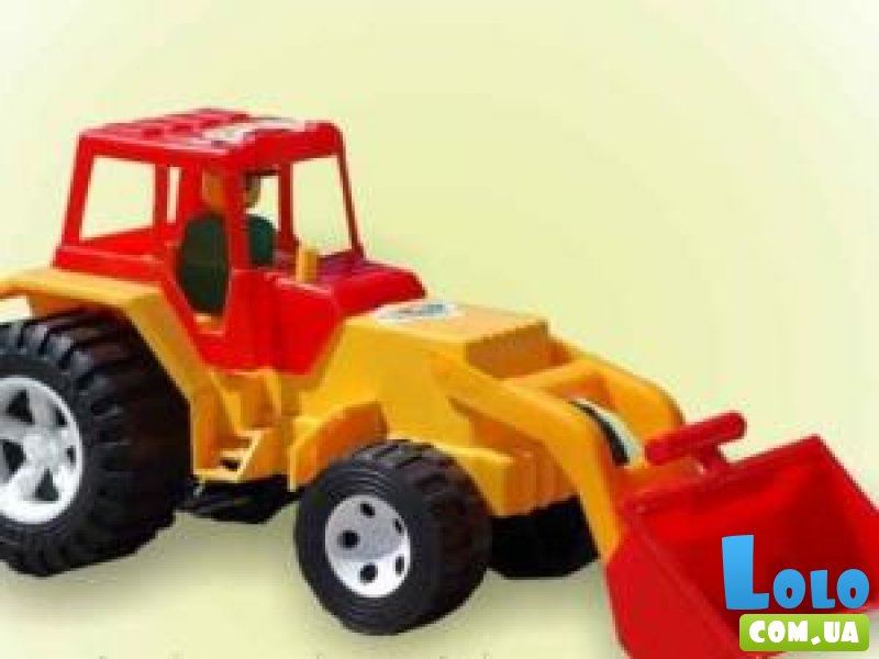 Детская игрушка трактор "Шустрик -скрепер" № 1