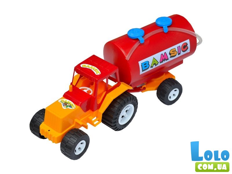 Детская игрушка "Трактор с  бочкой"