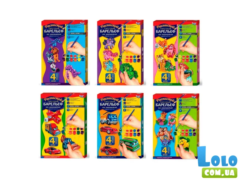 Набор для творчества Барельеф, Danko Toys (в ассортименте)