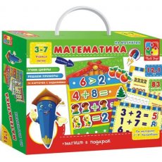 Математика с магнитной доской, Vladi Toys (укр.)