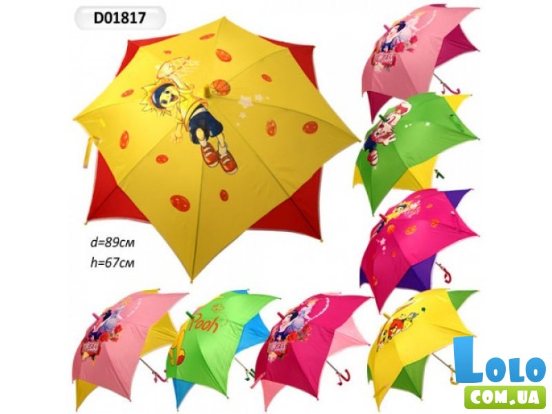 Зонт D01817 популярные мультсериалы