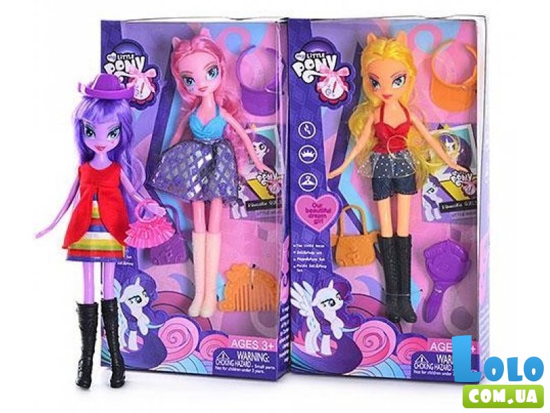 Кукла My Little Pony, с аксессуарами, 3 вида, в коробке