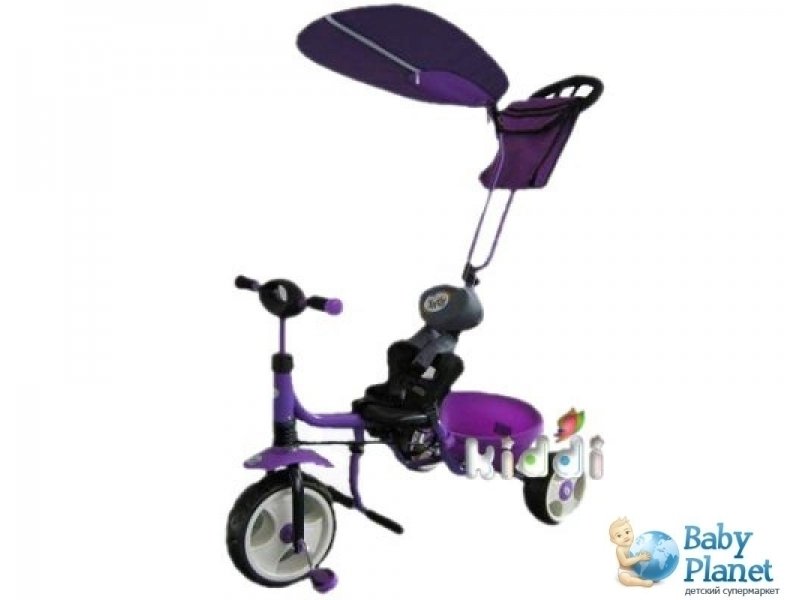 Велосипед трехколесный X-Rider+ (фиолетовый)